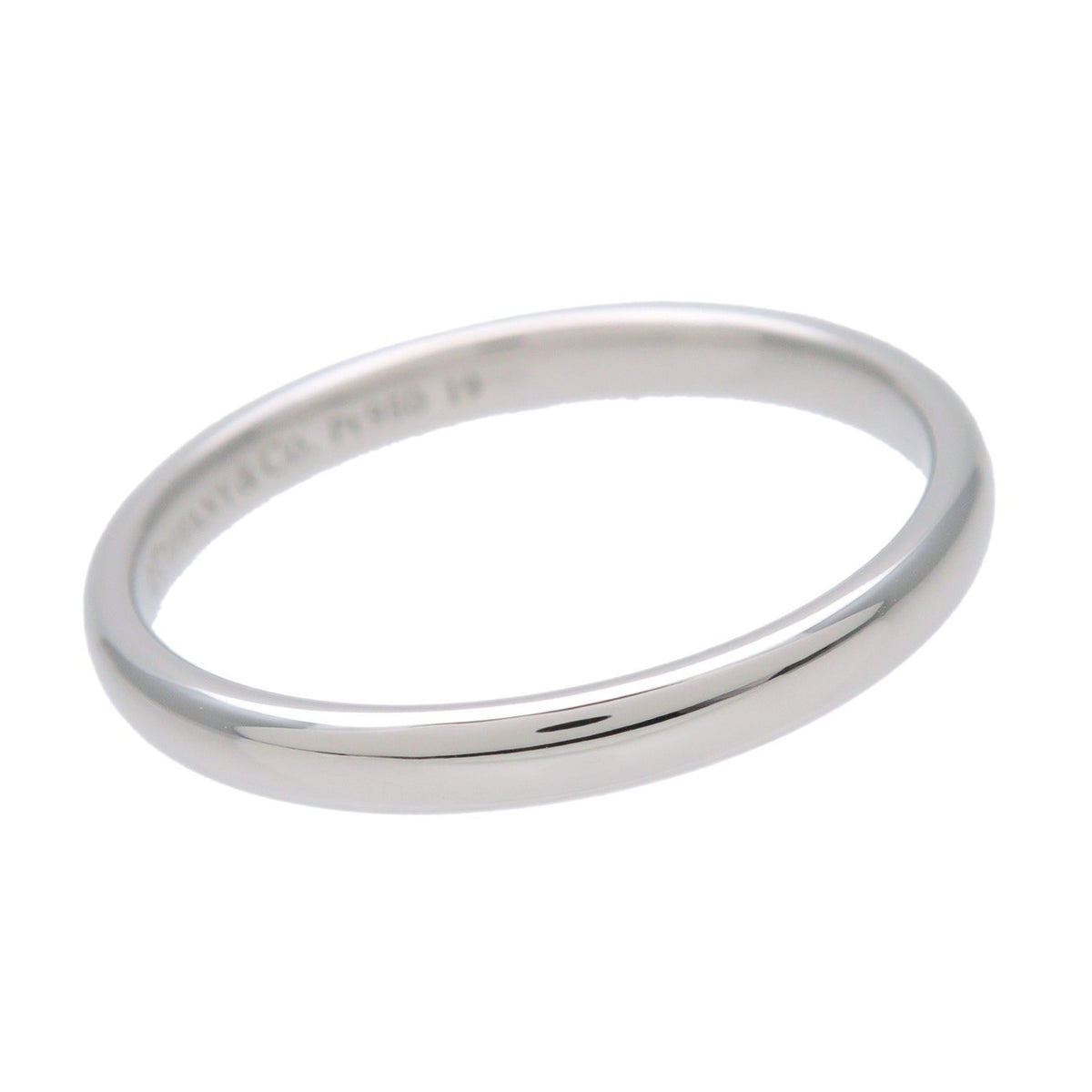 Tiffany & Co. Forever Wedding Band 950 Platinum Silver Platinum Ring Jewelry (Pre-Owned)