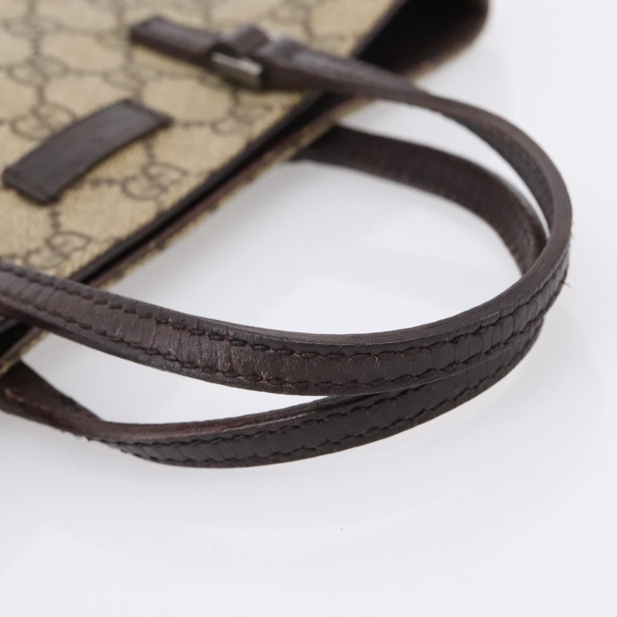 Gucci Joy Plus Flat Gg Coated Canvas Beige Canvas Tote Bag Bag (Pre-Owned)
