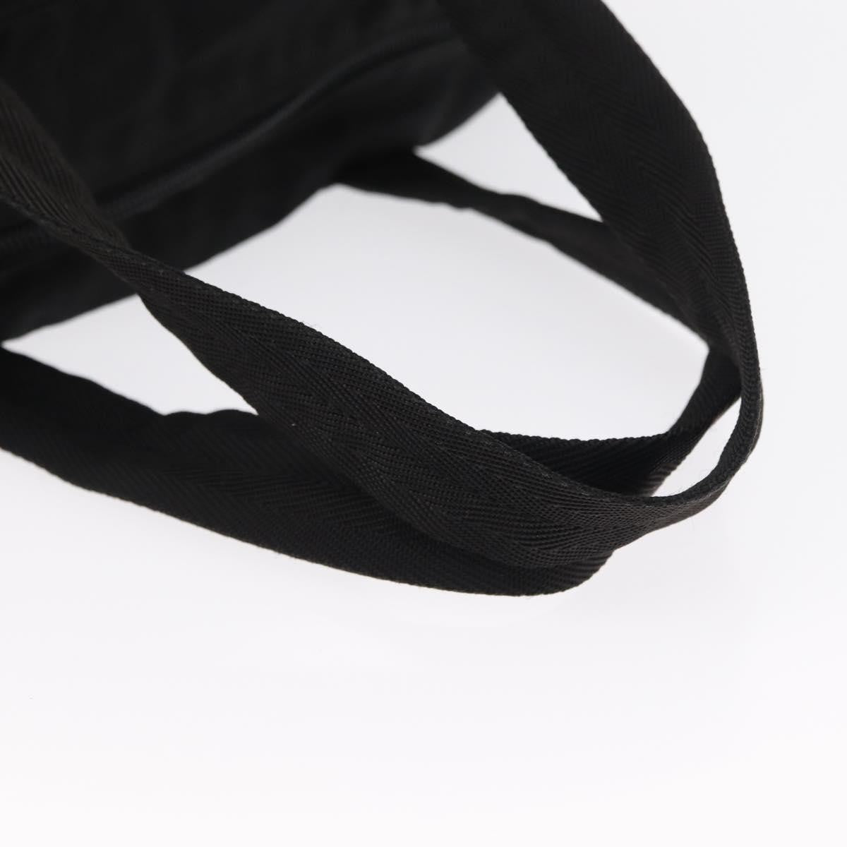 Prada Vintage Zip Tessuto Black Nylon Handbag (Pre-Owned)