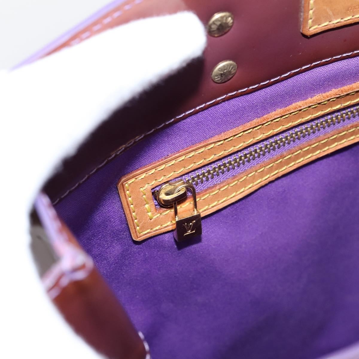 Louis Vuitton Reade Monogram Vernis Purple Patent_Leather Handbag (Pre-Owned)