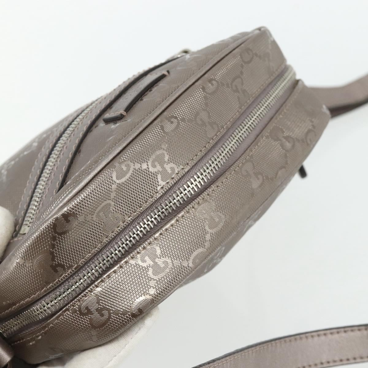 Gucci Zip Gg Imprime Pink Canvas Backpack Bag (Pre-Owned)