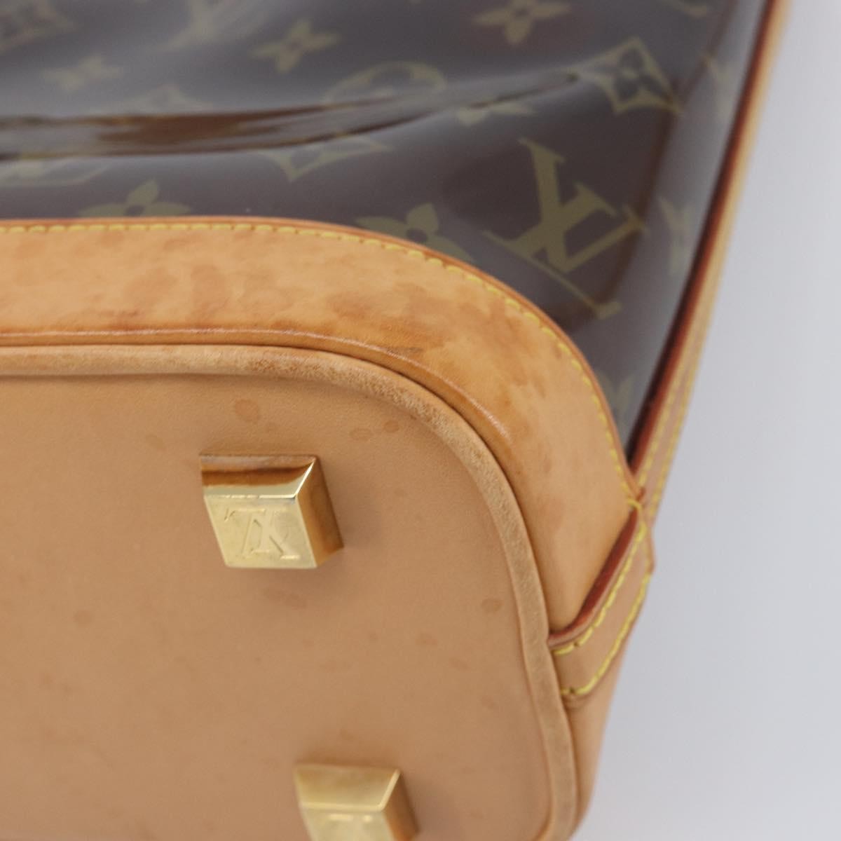 Louis Vuitton Sac Ambre Monogram Vinyl Brown Plastic Handbag (Pre-Owned)