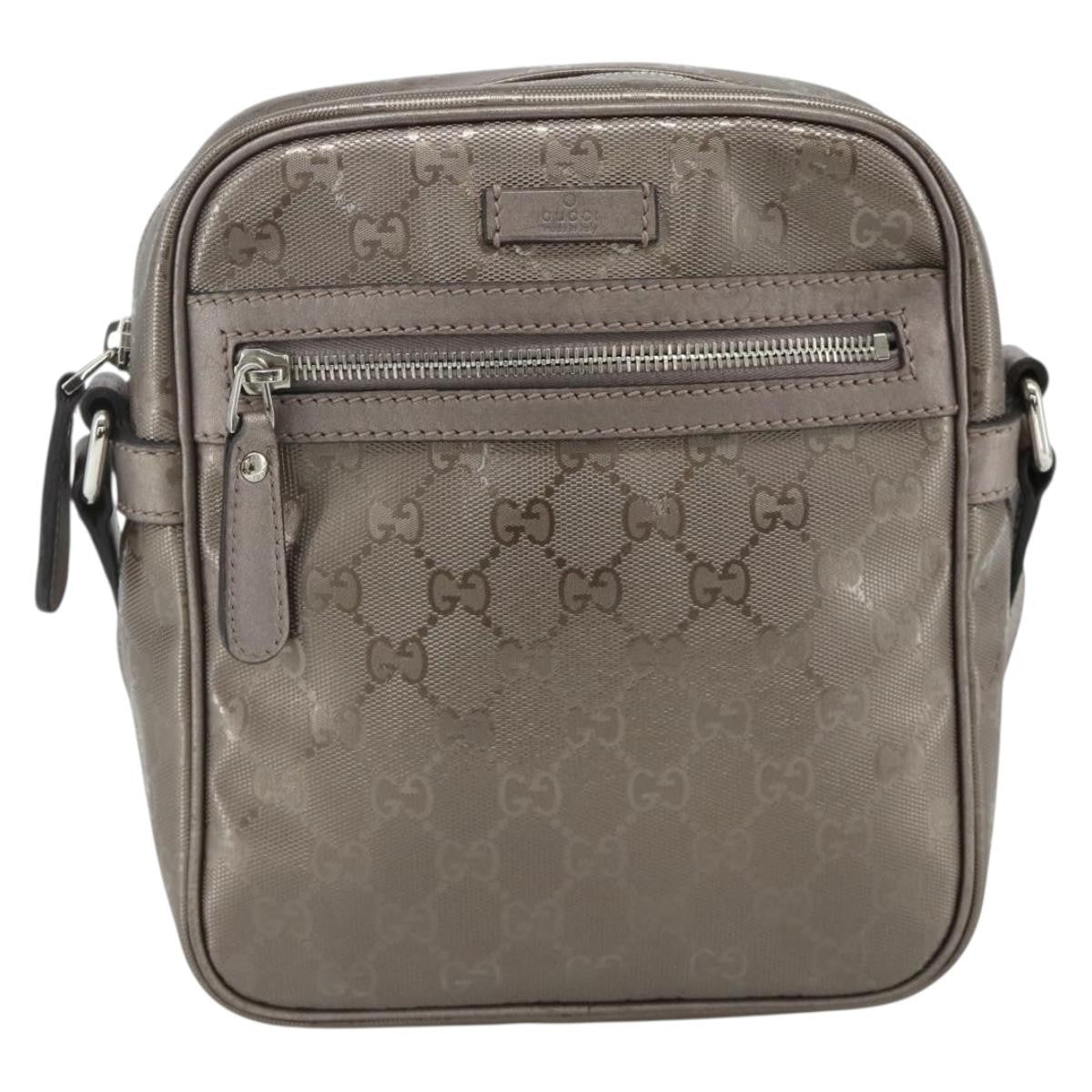 Gucci Zip Gg Imprime Pink Canvas Backpack Bag (Pre-Owned)