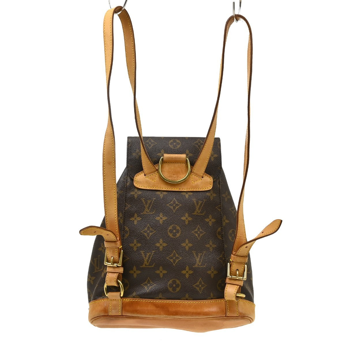 Louis Vuitton Montsouris Monogram Brown Canvas Backpack Bag (Pre-Owned)