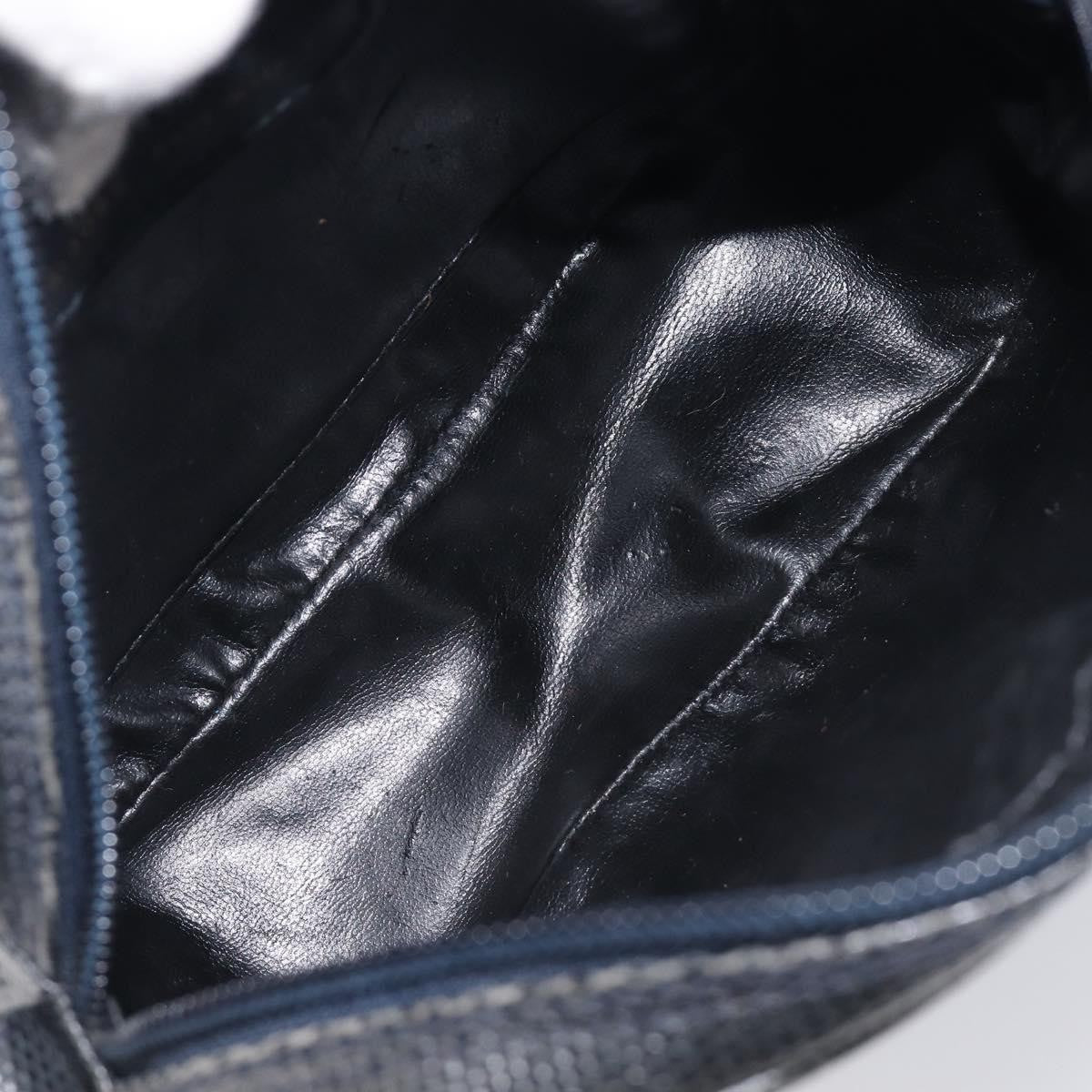 Salvatore Ferragamo Vala Leather Navy Leather Shoulder Bag Bag (Pre-Owned)