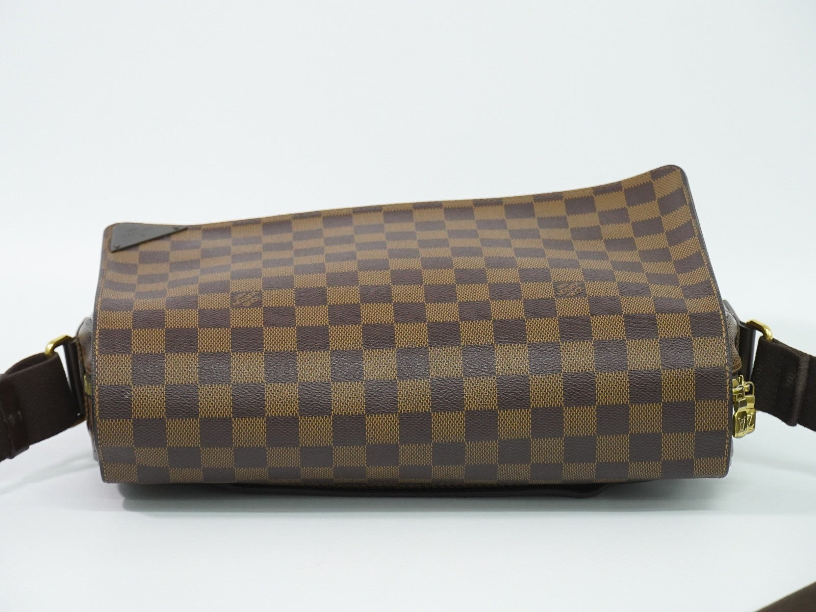 Louis Vuitton Shelton Messenger Damier Ebene Brown Canvas Shoulder Bag Bag (Pre-Owned)