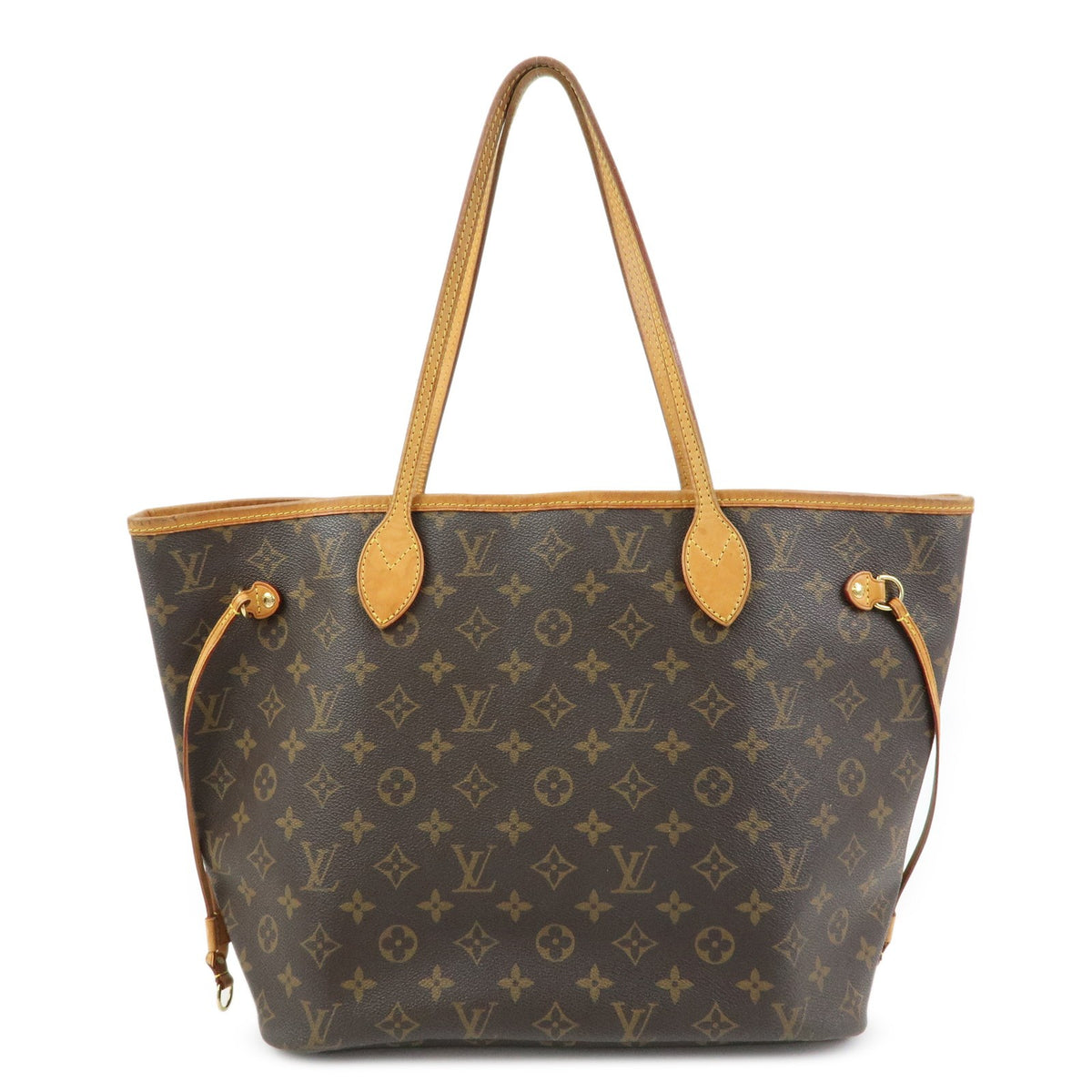 Louis Vuitton Neverfull Monogram Canvas Brown Canvas Tote Bag Bag (Pre-Owned)