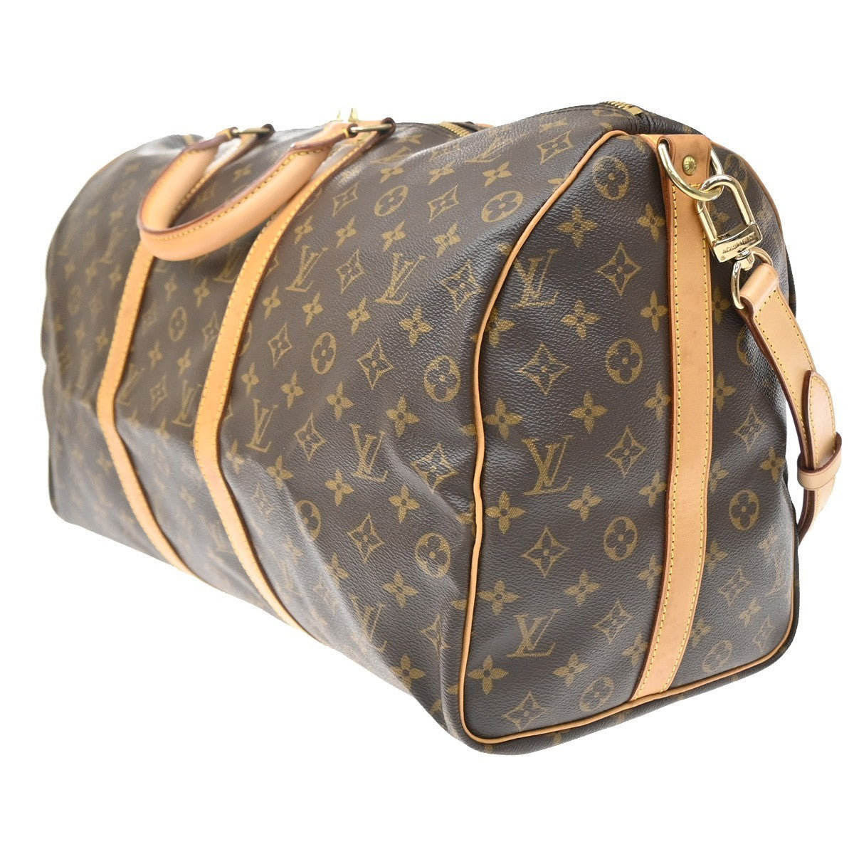 Louis Vuitton Keepall Monogram Multicolor Brown Canvas Travel Bag Bag (Pre-Owned)