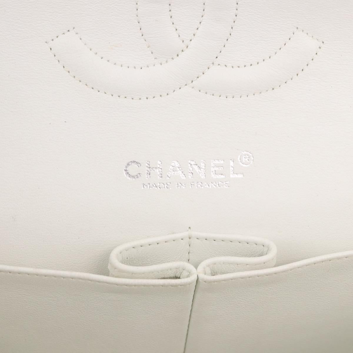 Chanel Timeless - Classic Double Flap Quilted Patent Yellow Patent_Leather Shoulder Bag Bag (Pre-Owned)