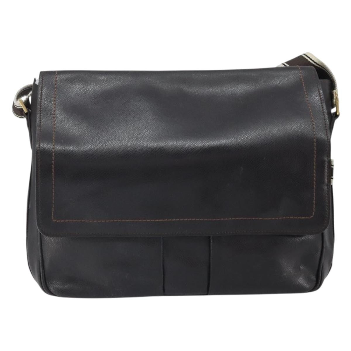 Salvatore Ferragamo Vintage Leather Brown Leather Shoulder Bag Bag (Pre-Owned)