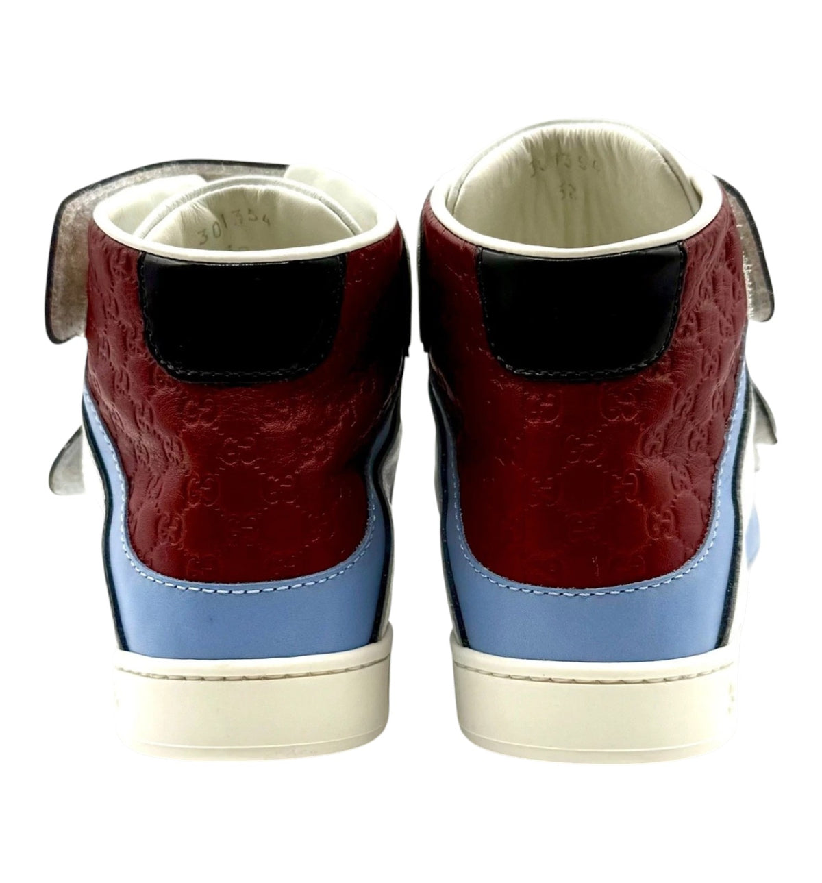 Gucci Kids Coda Pop High-top White Leather Sneakers (30 EU / 12.5 US)