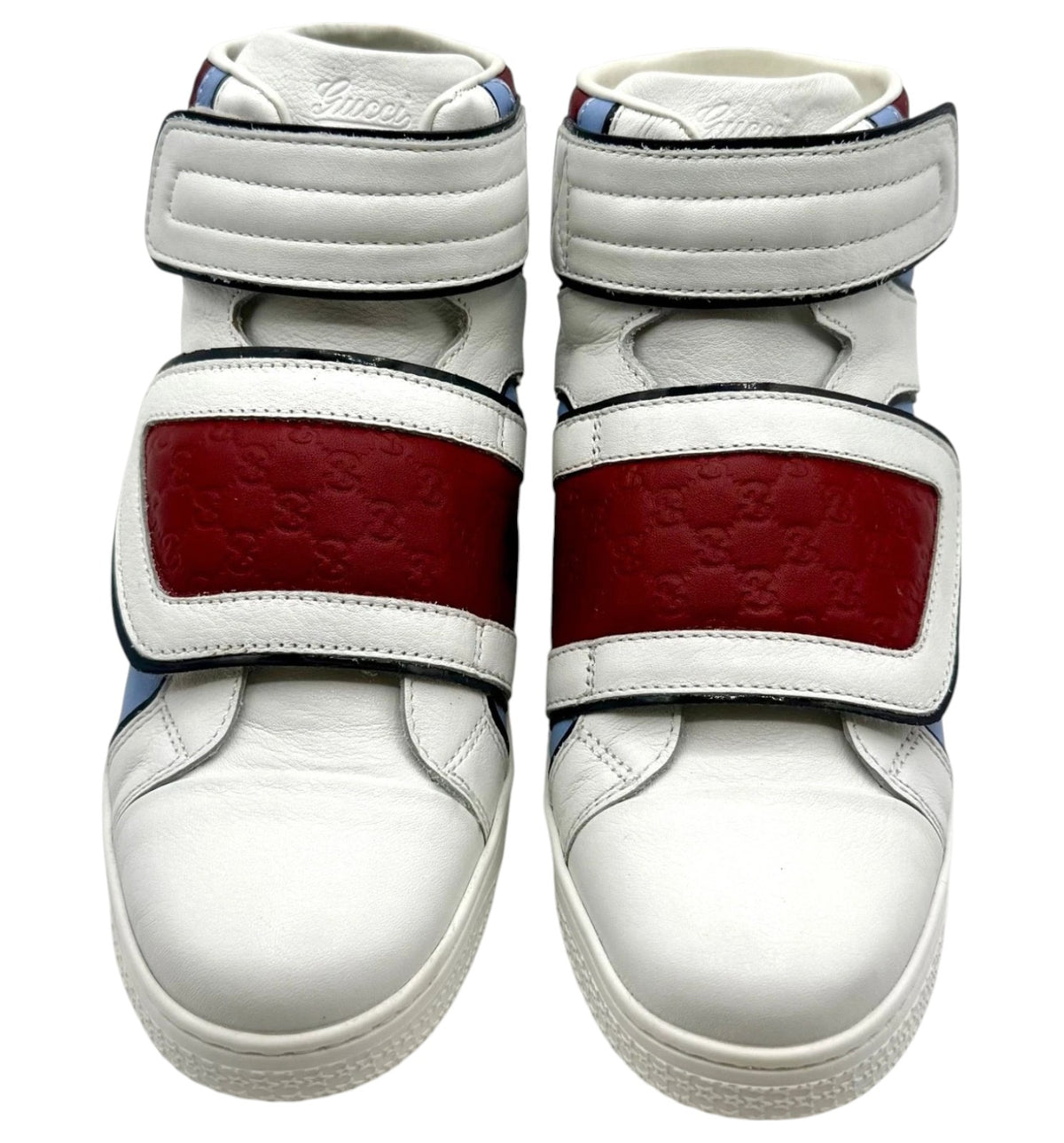 Gucci Kids Coda Pop High-top White Leather Sneakers (30 EU / 12.5 US)