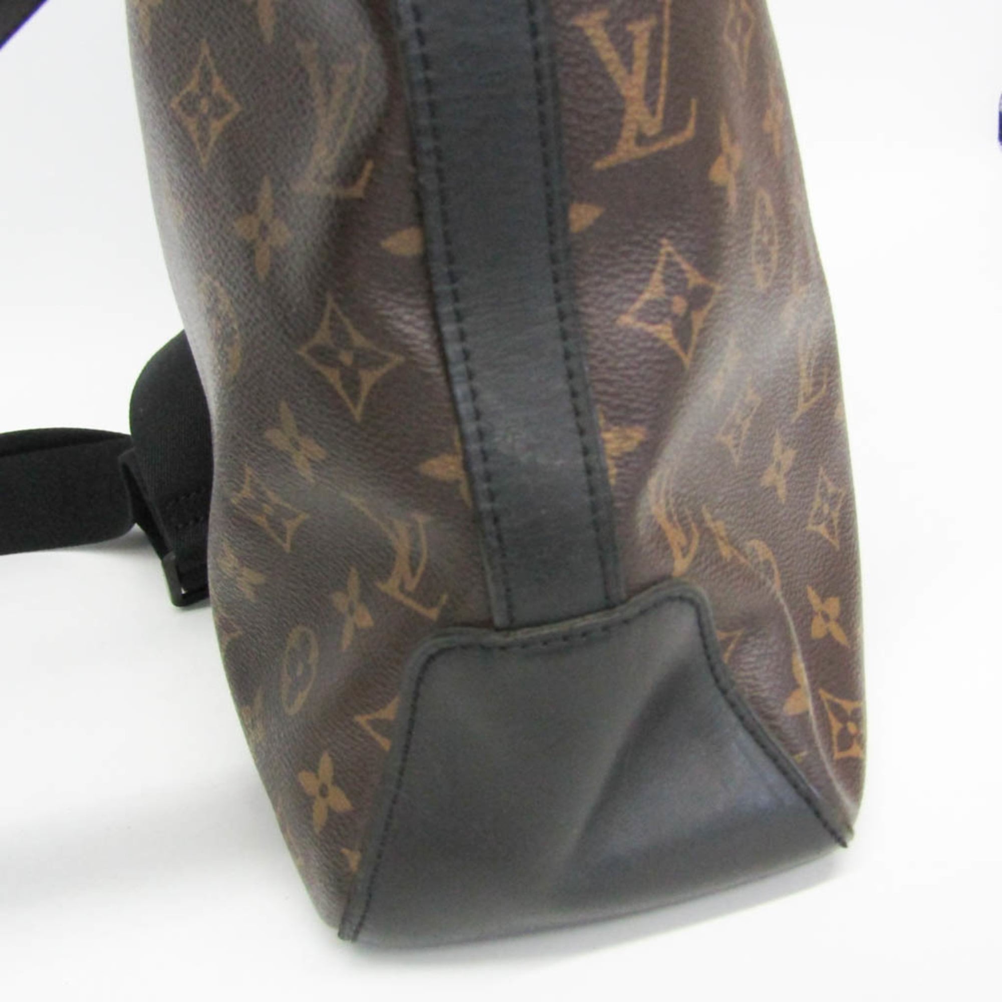 Louis Vuitton Davis Macassar Monogram Canvas Brown Canvas Handbag (Pre-Owned)