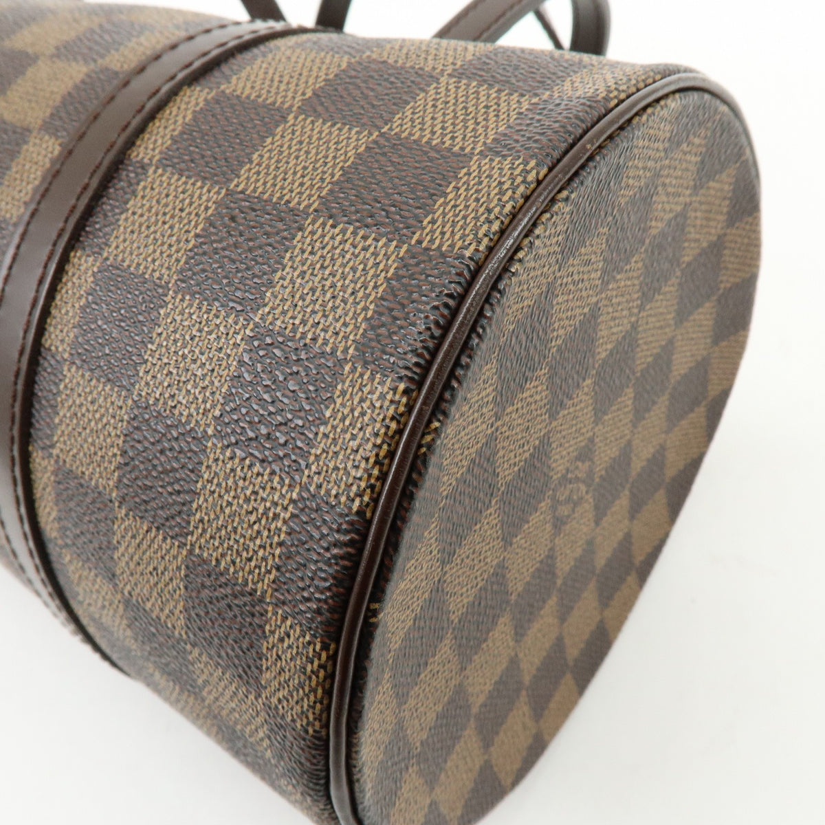 Louis Vuitton Papillon Damier Ebene Brown Canvas Handbag (Pre-Owned)