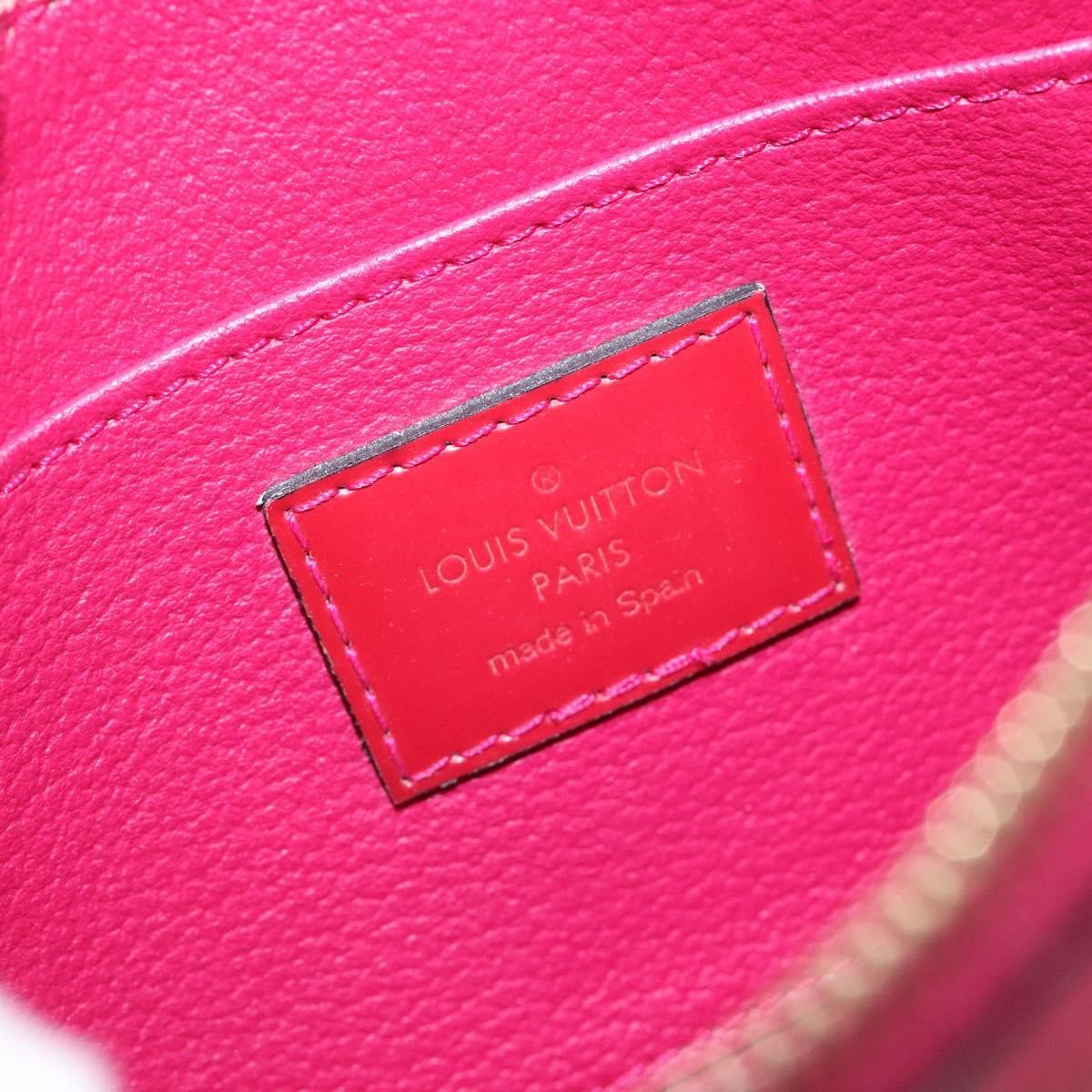 Louis Vuitton Cosmetic Monogram Vernis Pink Patent_Leather Clutche & Pouche Bag (Pre-Owned)