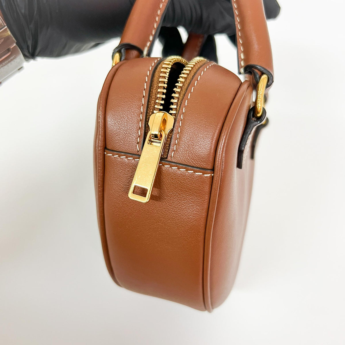 Celine Heart Leather Brown Calfskin Handbag (Pre-Owned)