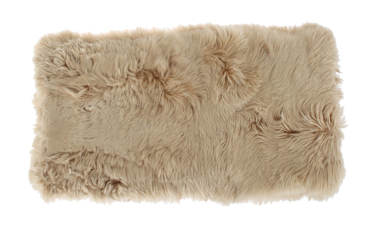 Dolce & Gabbana Beige Alpaca Collar Women's Scarf