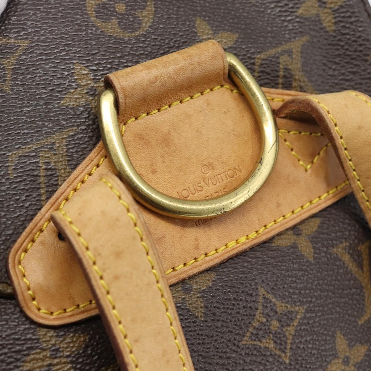 Louis Vuitton Vintage Montsouris Monogram Canvas Brown Canvas Backpack Bag (Pre-Owned)