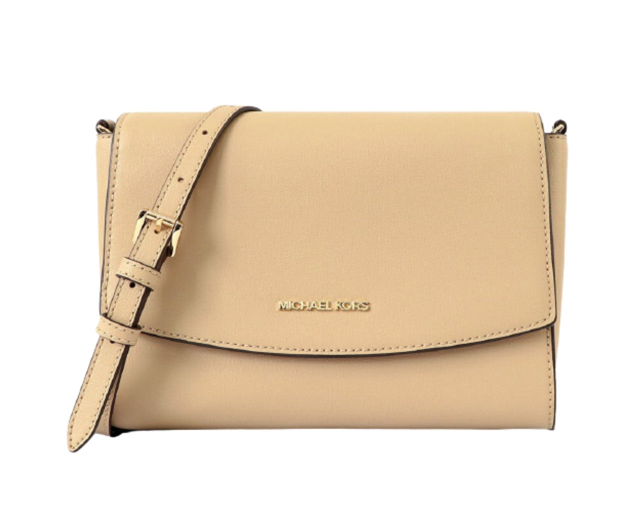 Michael Kors Ellis Medium Flap Messenger Medium Bisque