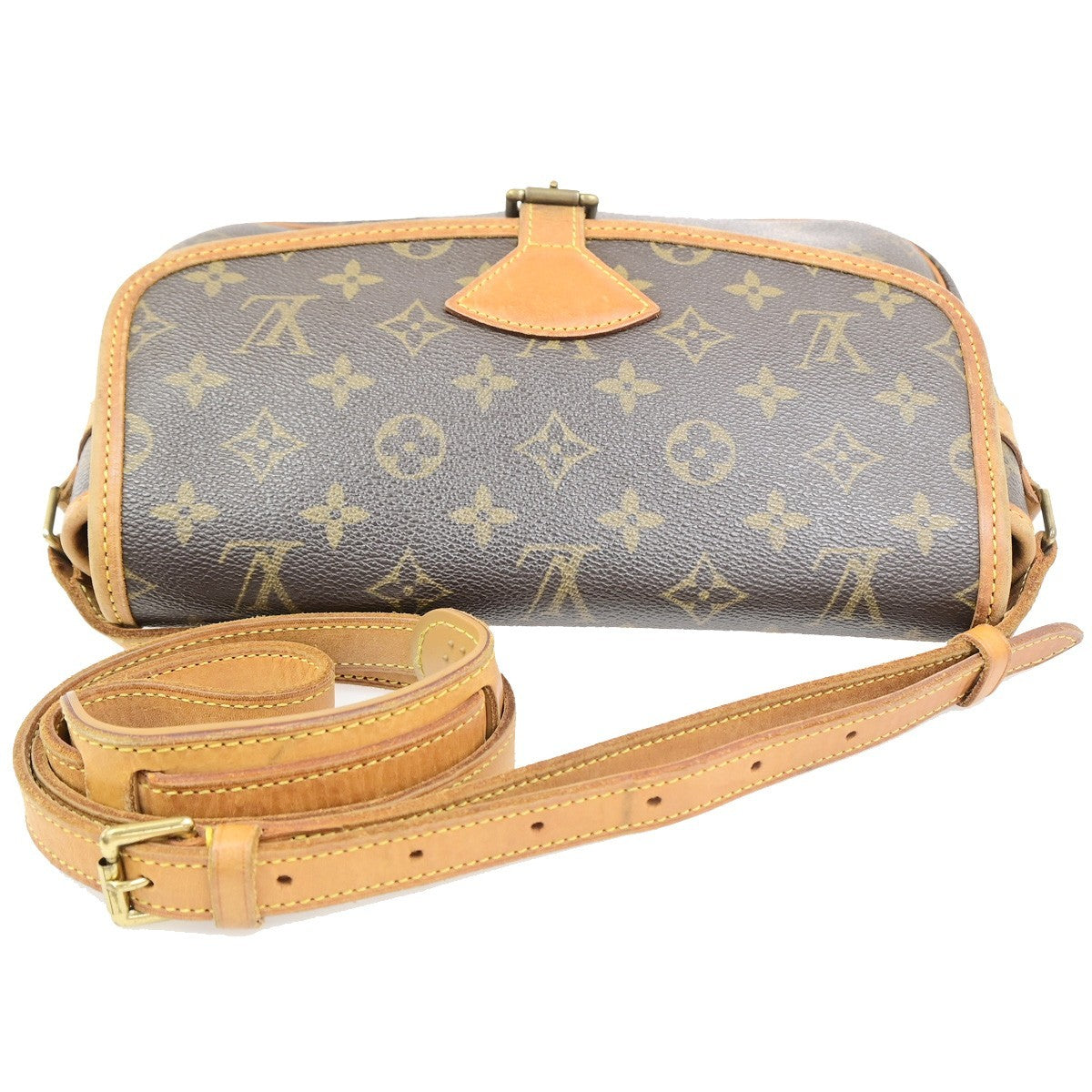 Louis Vuitton Sologne Monogram Canvas Brown Canvas Shoulder Bag Bag (Pre-Owned)