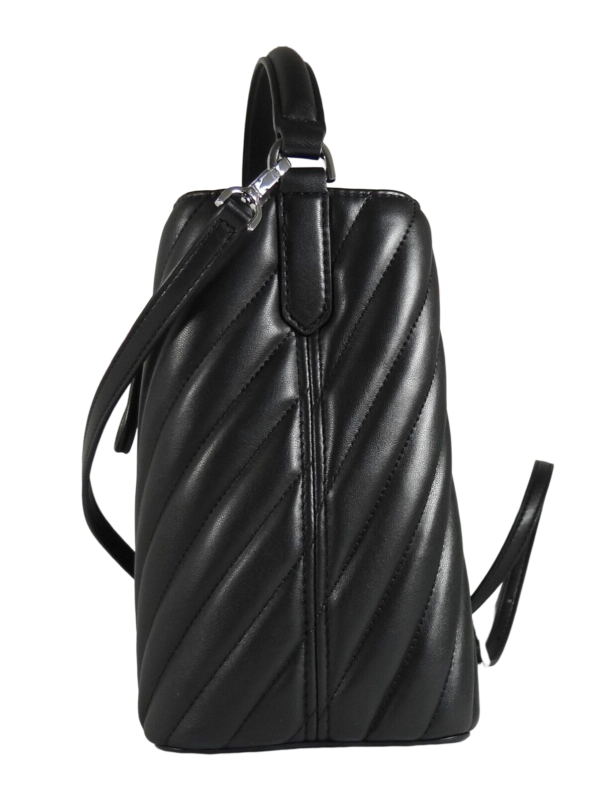 Michael Kors Suri Medium Bucket Crossbody Quilted Vegan Faux Leather Bag