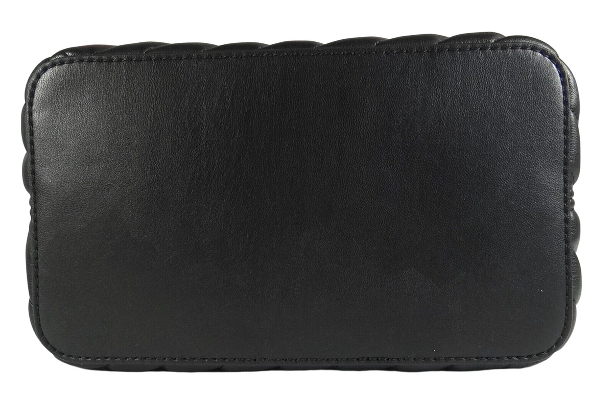 Michael Kors Suri Medium Bucket Crossbody Quilted Vegan Faux Leather Bag