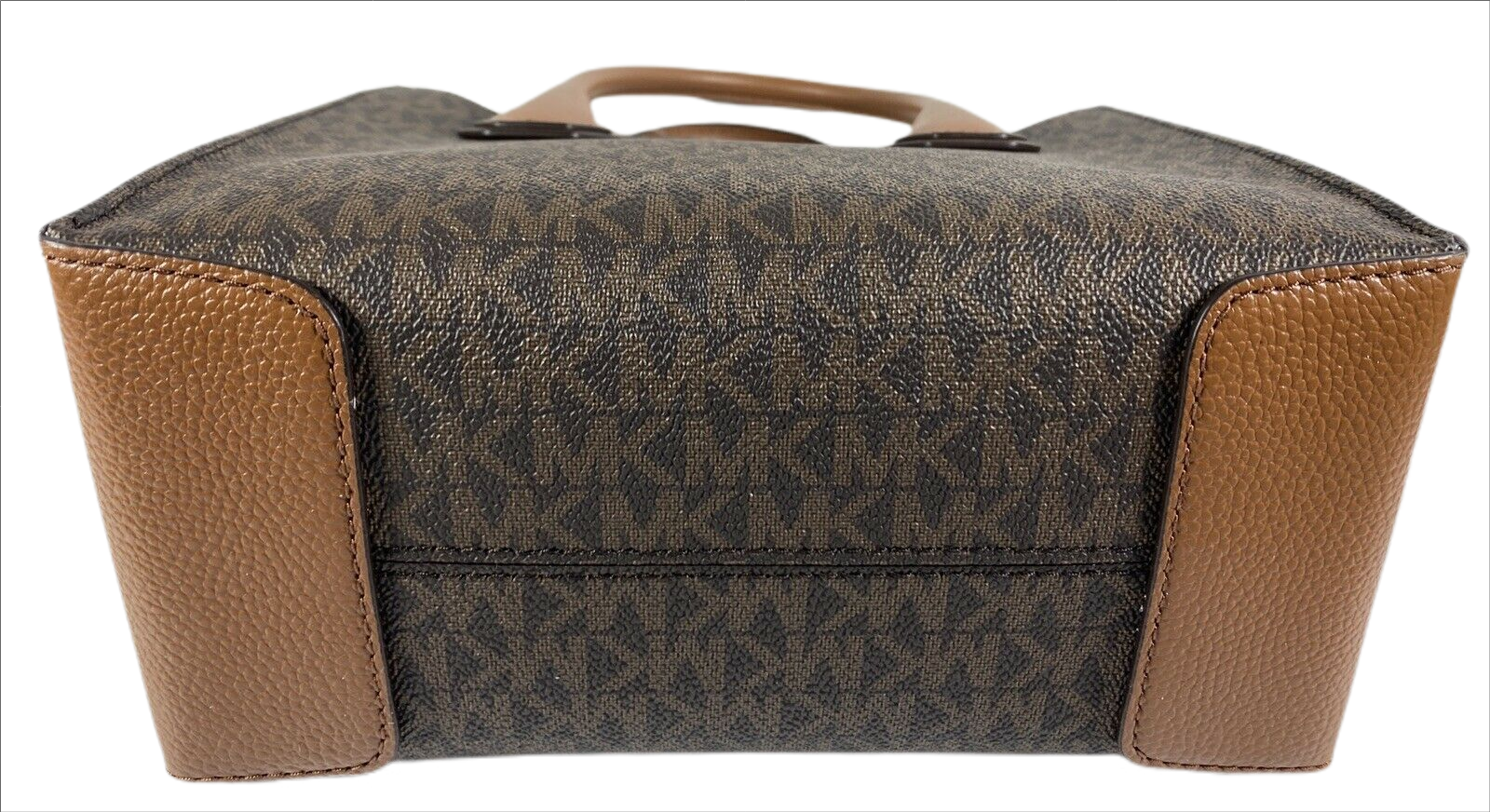 Michael Kors Mercer Brown Medium Messenger Leather Bag