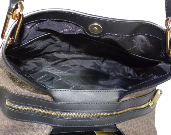 Michael Kors Women's Raven MK Signature Shoulder Tote Bag