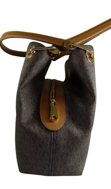 Michael Kors Women's Raven MK Signature Shoulder Tote Bag