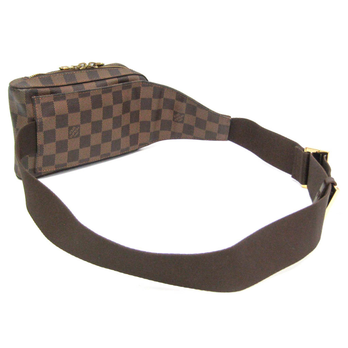 Louis Vuitton Geronimos Waist Damier Ebene Brown Canvas Shoulder Bag Bag (Pre-Owned)