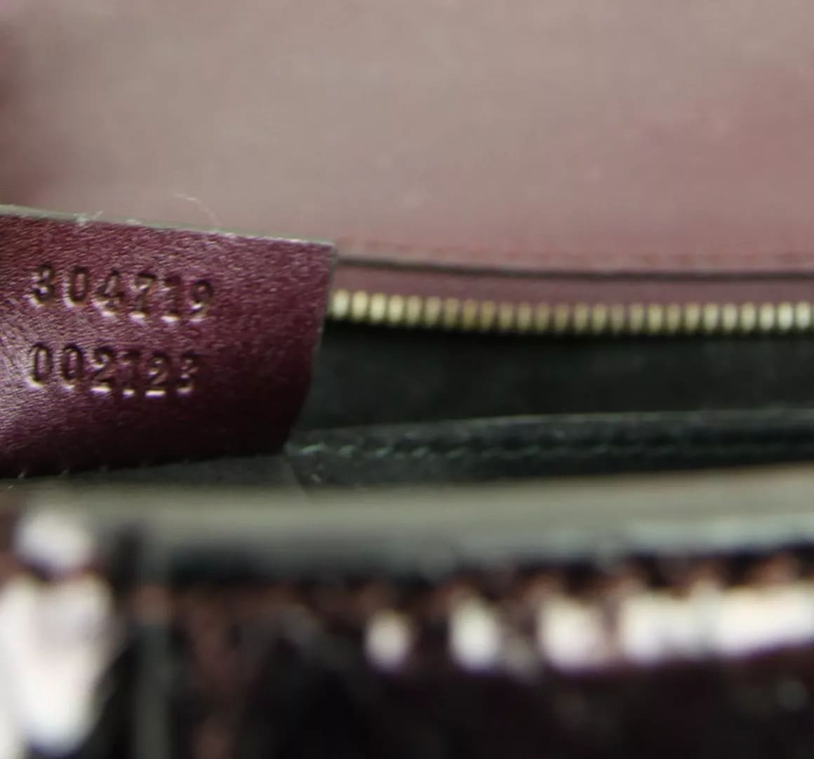 Gucci Python Soft Stirrup Large Clutch Bag