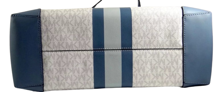 Michael Kors Eva MK Signature PVC Nylon Large tote with Pouch
