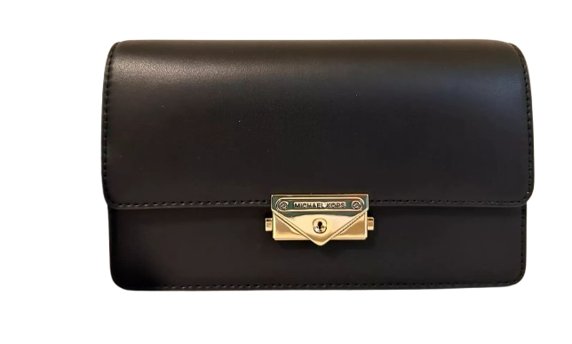 MICHAEL KORS CECE MEDIUM VEGAN LEATHER SHOULDER CROSSBODY CLUTCH