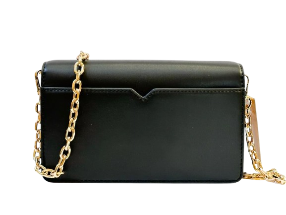 MICHAEL KORS CECE MEDIUM VEGAN LEATHER SHOULDER CROSSBODY CLUTCH