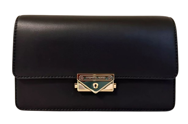 MICHAEL KORS CECE MEDIUM VEGAN LEATHER SHOULDER CROSSBODY CLUTCH
