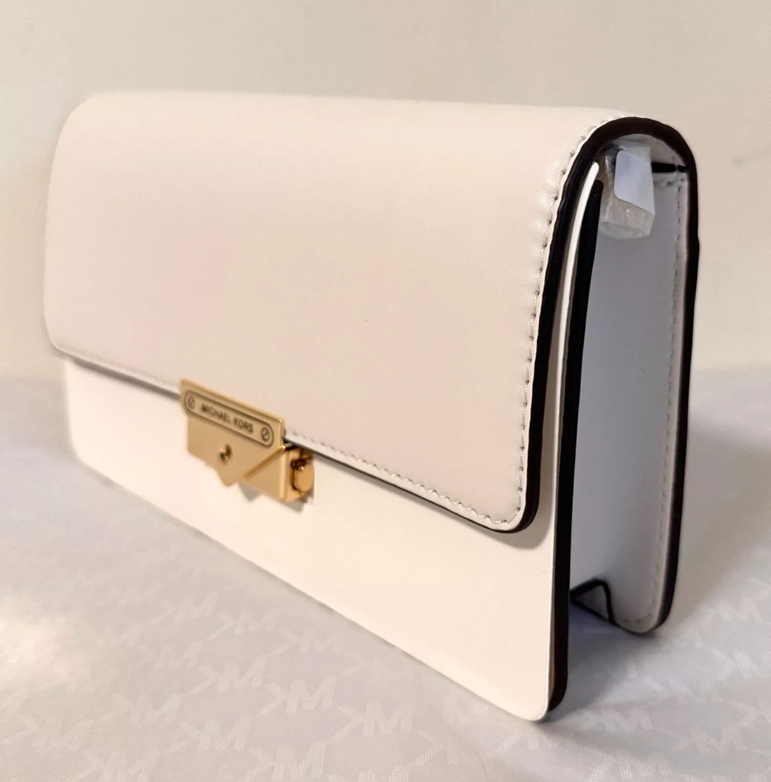 MICHAEL KORS CECE MEDIUM VEGAN LEATHER SHOULDER CROSSBODY CLUTCH