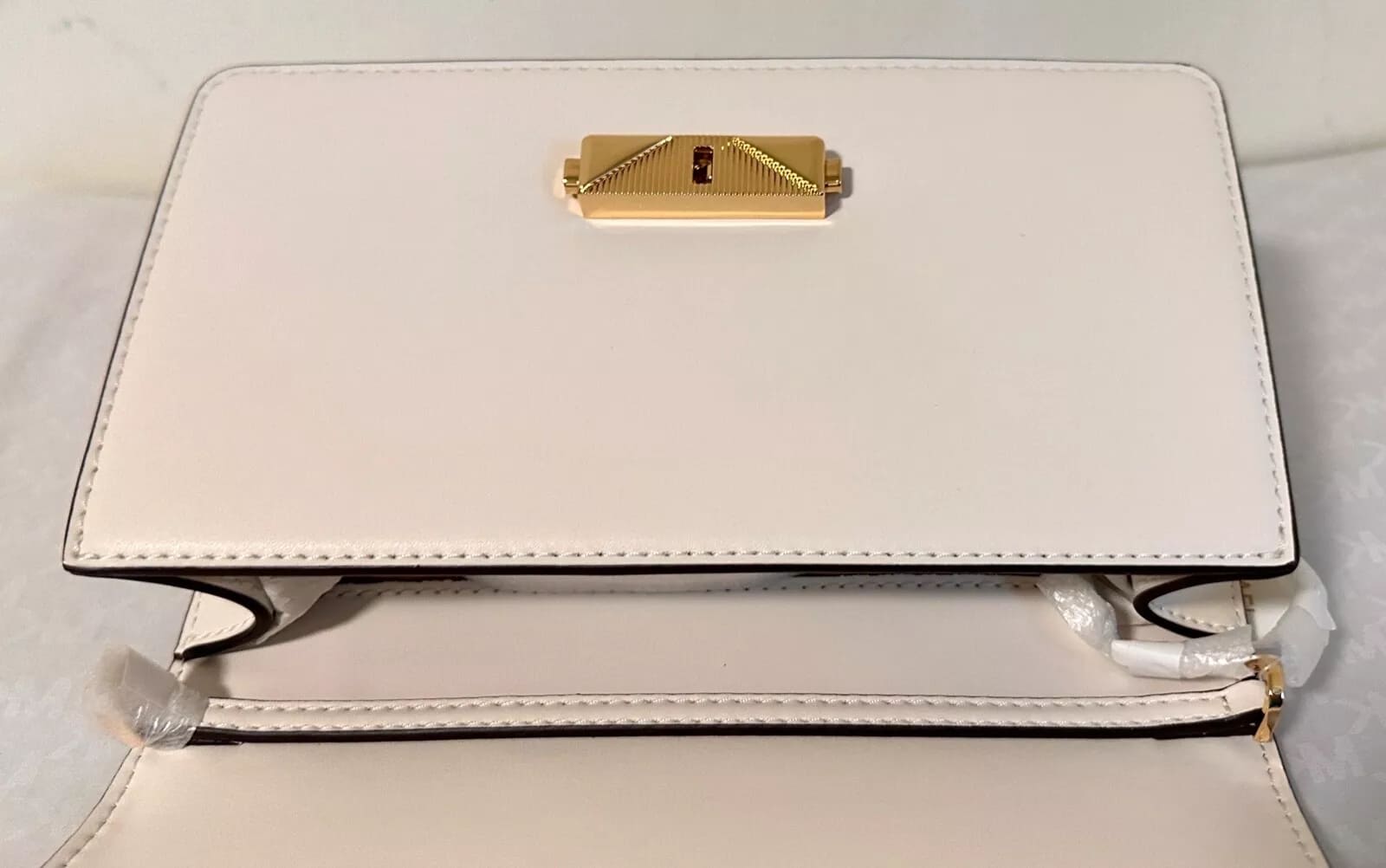 MICHAEL KORS CECE MEDIUM VEGAN LEATHER SHOULDER CROSSBODY CLUTCH