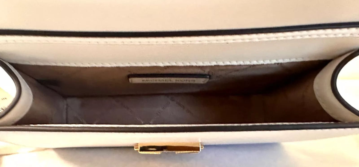 MICHAEL KORS CECE MEDIUM VEGAN LEATHER SHOULDER CROSSBODY CLUTCH