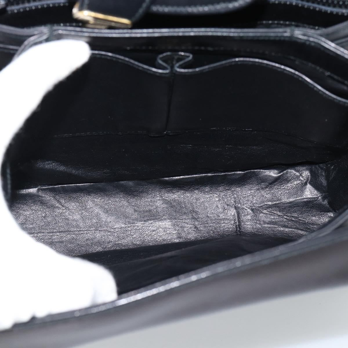Gucci Vintage Leather Black Leather Shoulder Bag Bag (Pre-Owned)