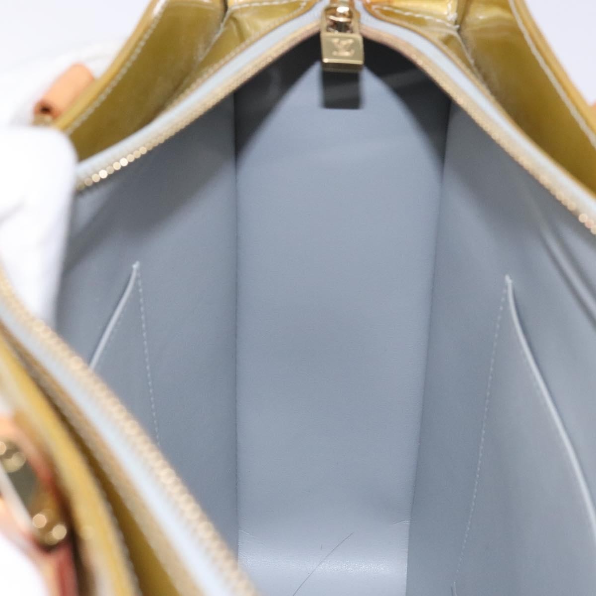Louis Vuitton Columbus Monogram Vernis Beige Patent_Leather Tote Bag Bag (Pre-Owned)