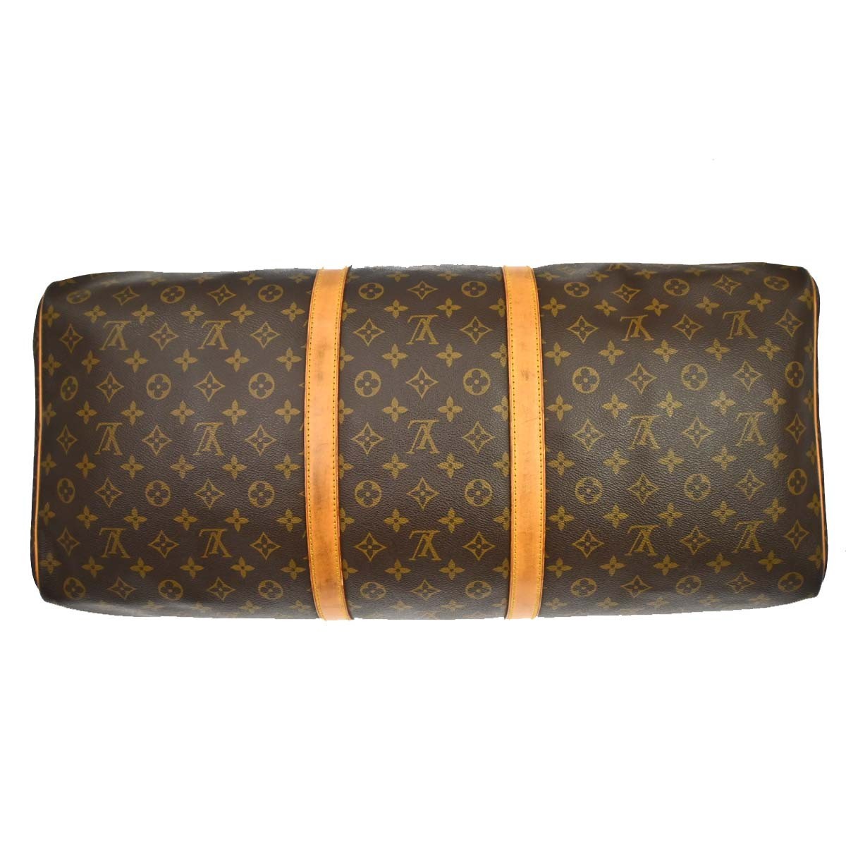 Louis Vuitton Keepall Monogram Canvas Brown Canvas Travel Bag Bag (Pre-Owned)