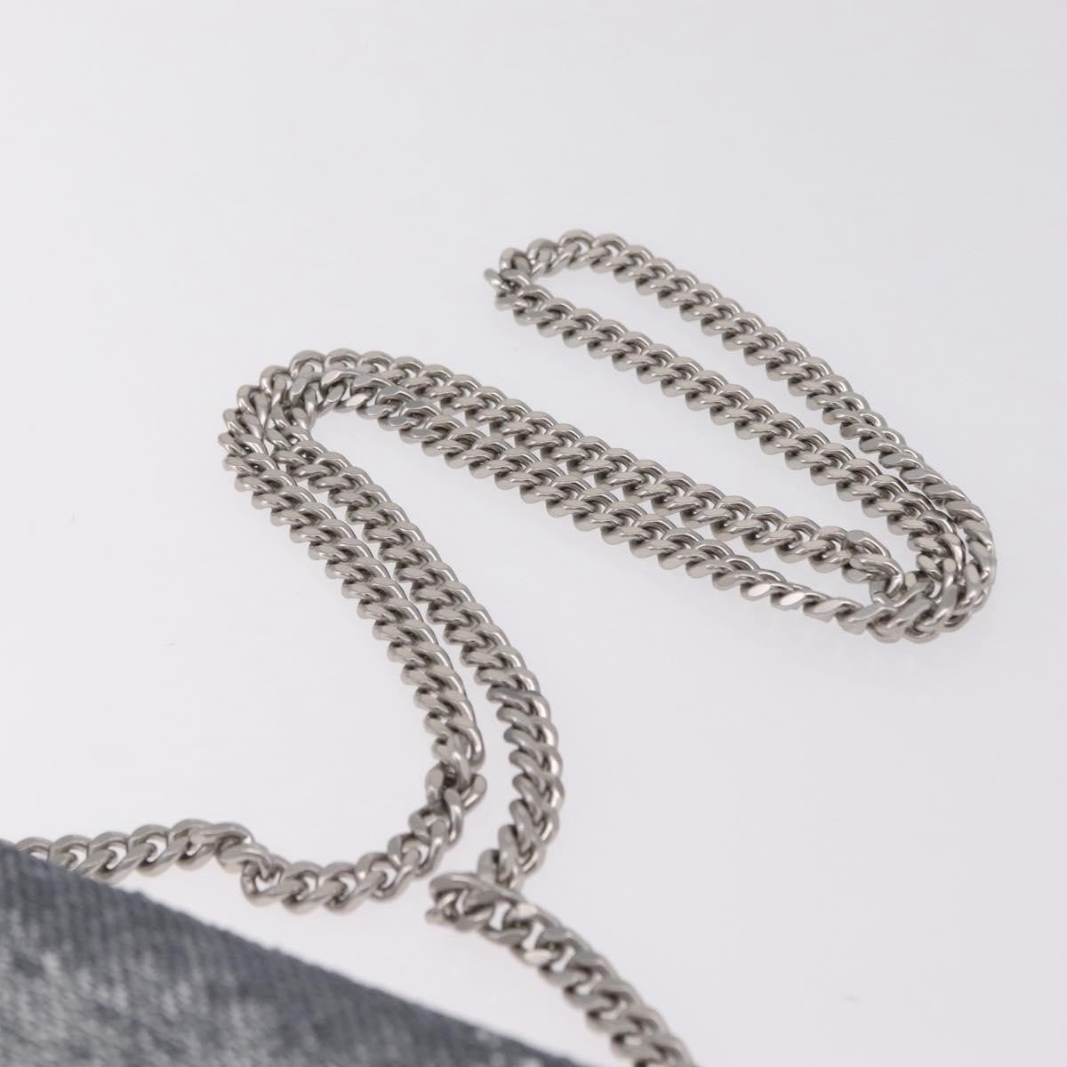 Balenciaga Hourglass Chain Leather With Sequins Silver Leather Crossbody Bag Bag (Pre-Owned)