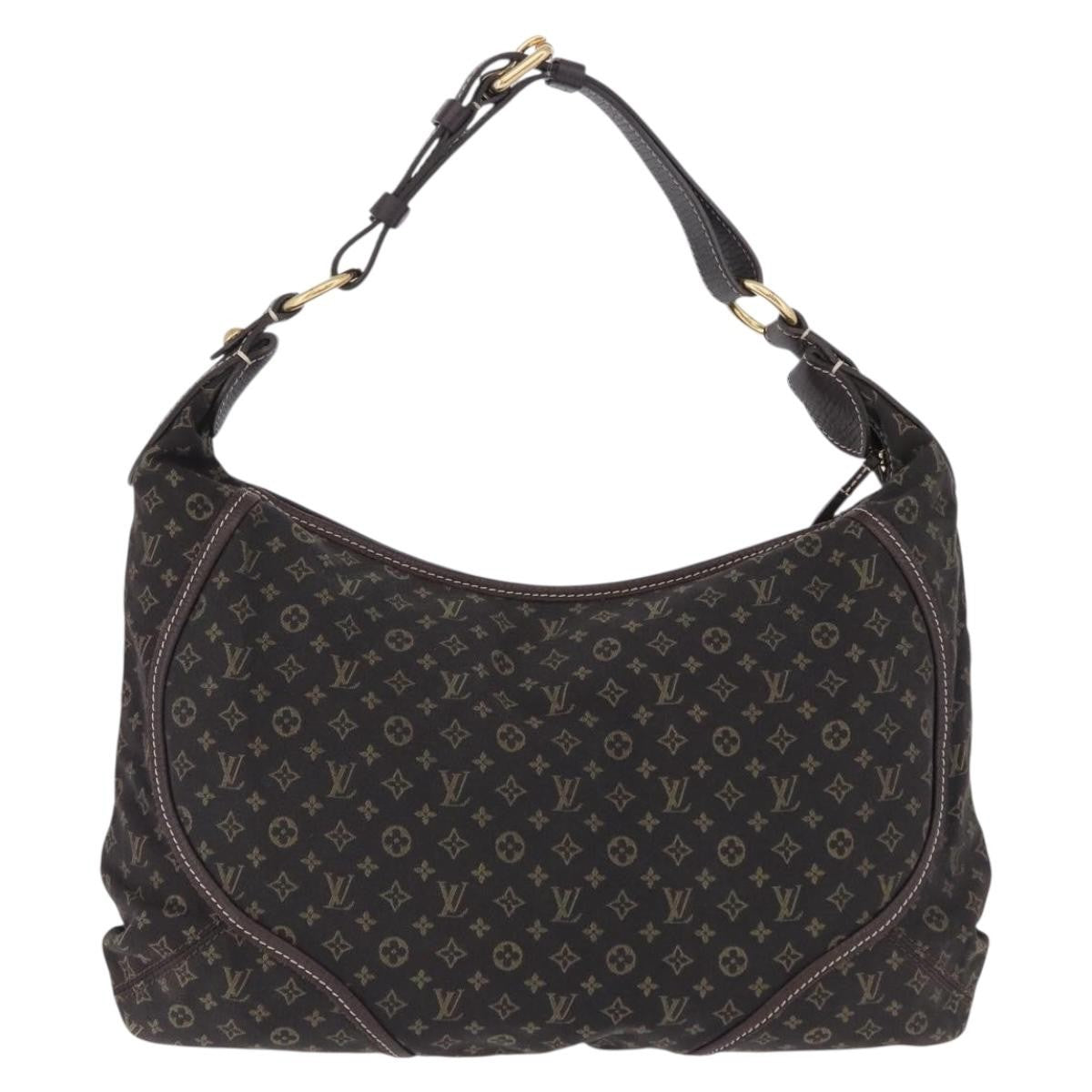 Louis Vuitton Manon Mini Lin Brown Canvas Handbag (Pre-Owned)