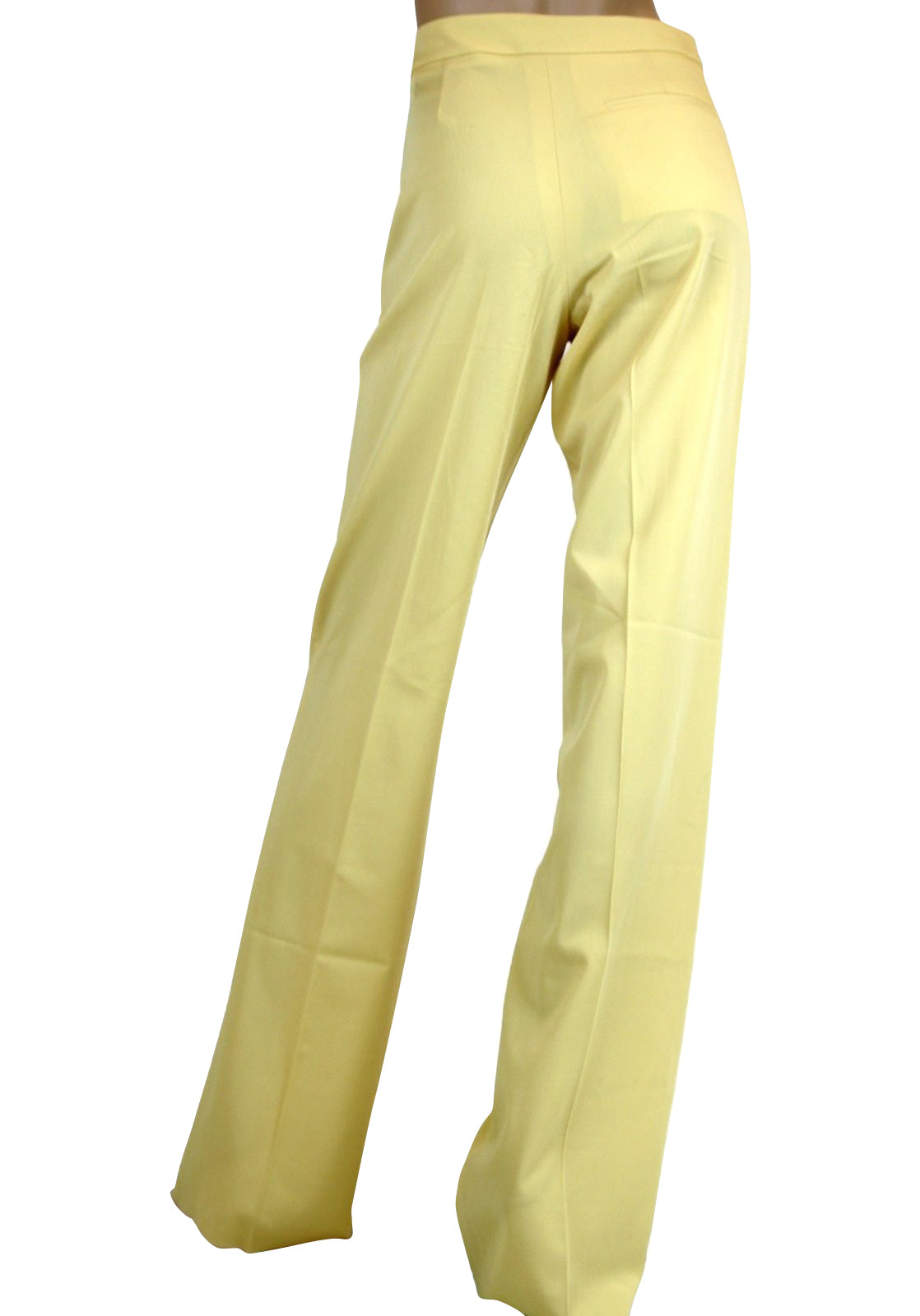 Bottega Veneta Women's Yellow Virgin Wool Pants