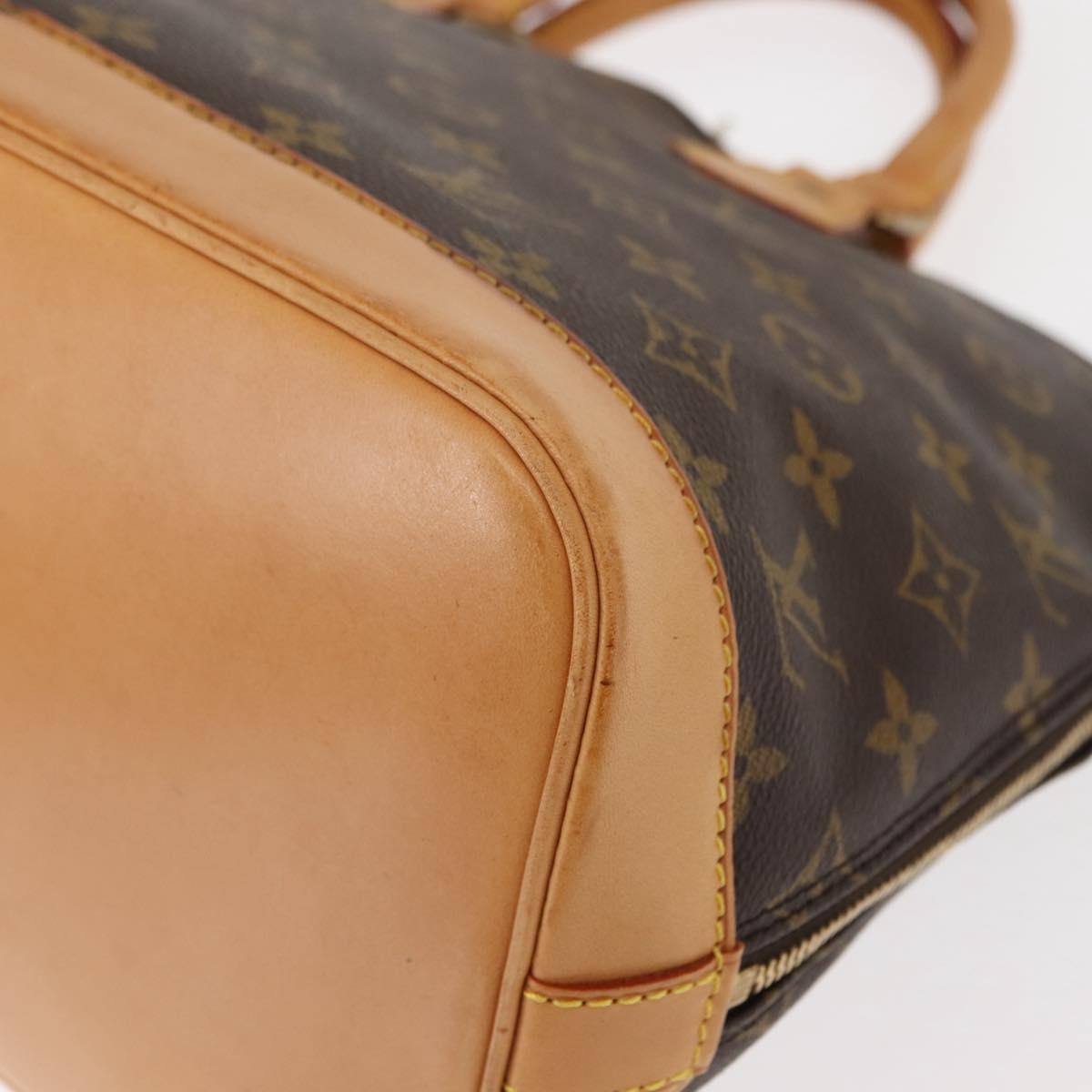 Louis Vuitton Alma Monogram Canvas Brown Canvas Handbag (Pre-Owned)