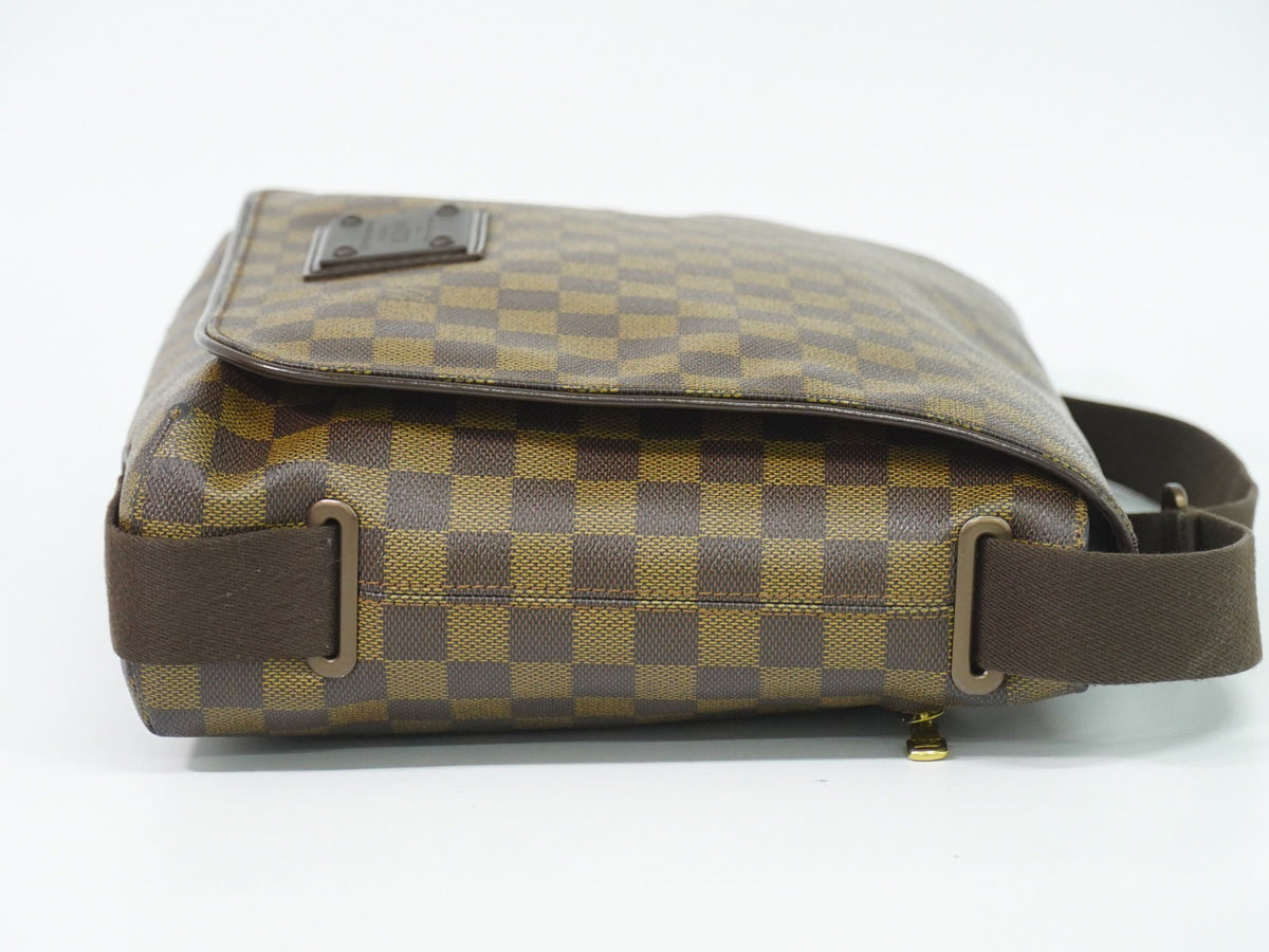 Louis Vuitton Brooklyn Damier Brown Canvas Handbag (Pre-Owned)