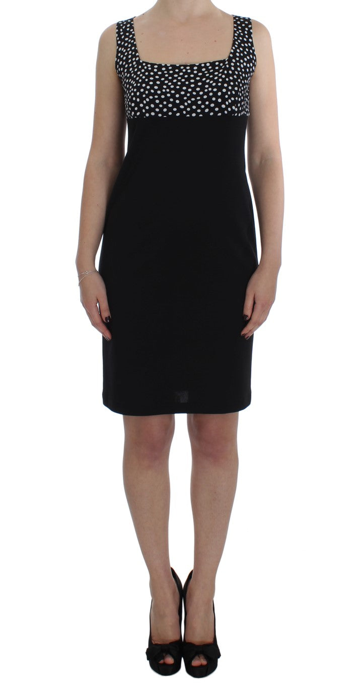 BENCIVENGA Black Stretch Sheath Dress & Sweater Women's Set