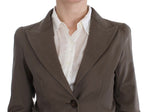 BENCIVENGA Beige Wool-Cotton Suit Set Chic Women's Elegance