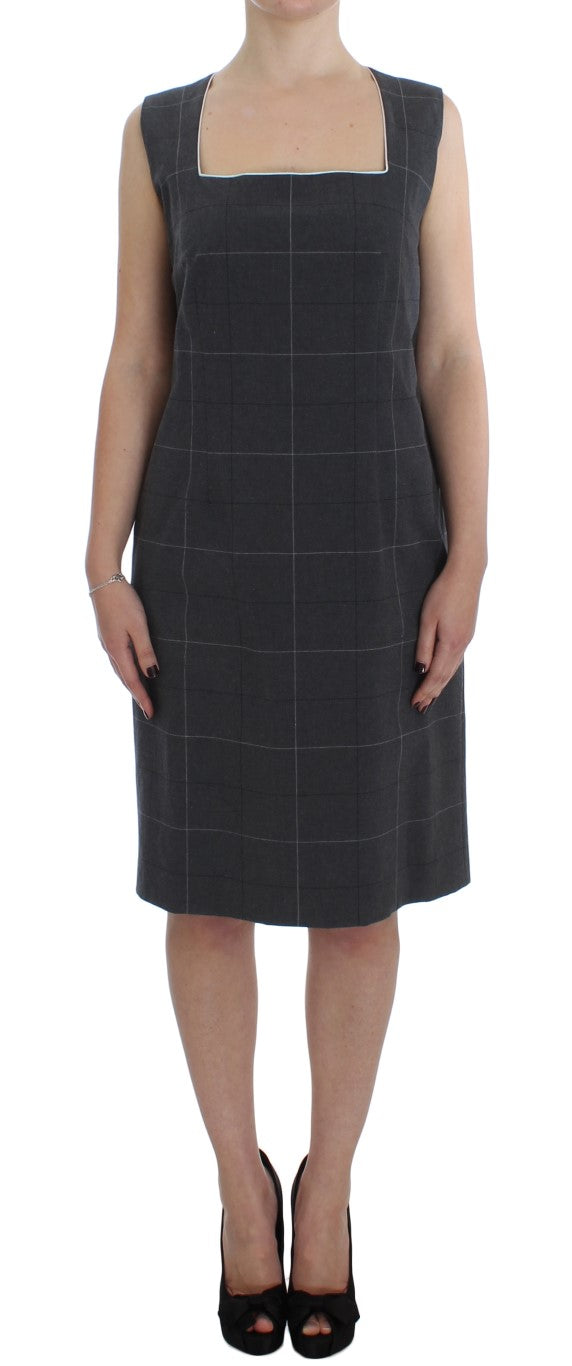 BENCIVENGA Gray Stretch Sheath Dress Suit Women's Set