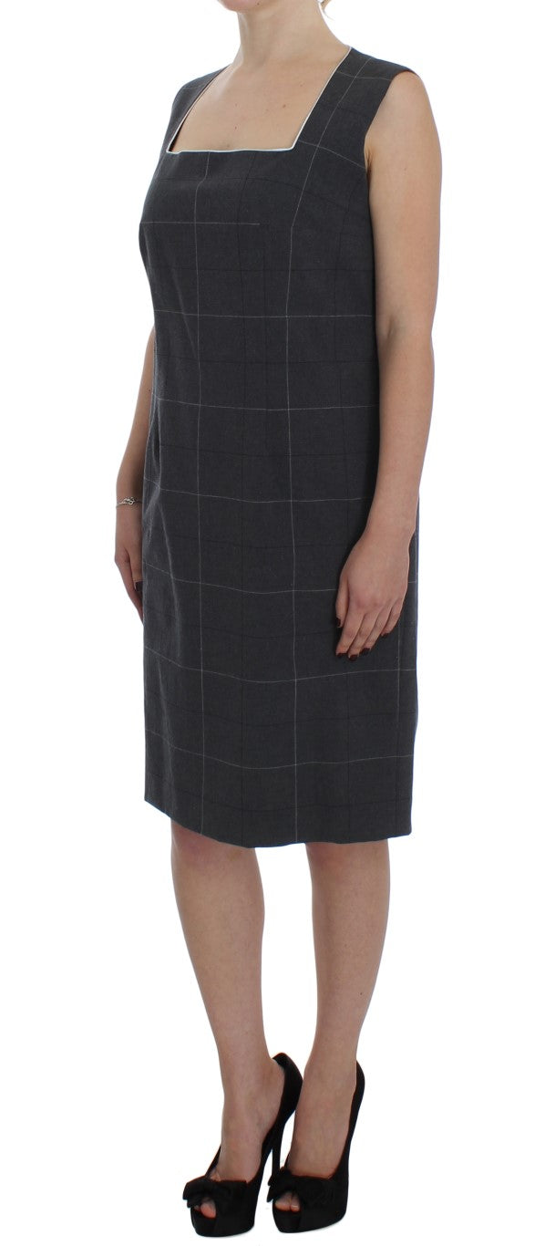 BENCIVENGA Gray Stretch Sheath Dress Suit Women's Set